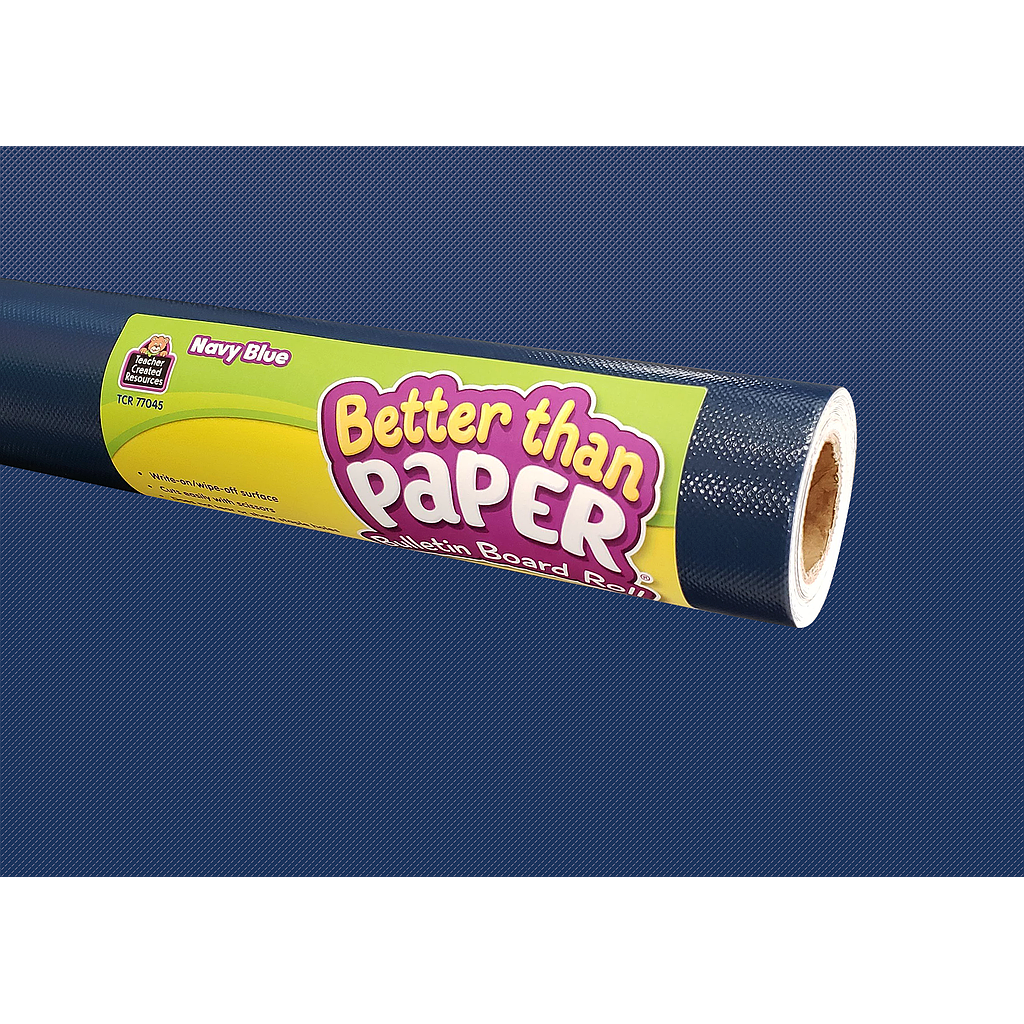 Better Than Paper® Navy Blue Bulletin Board Roll Pack of 4