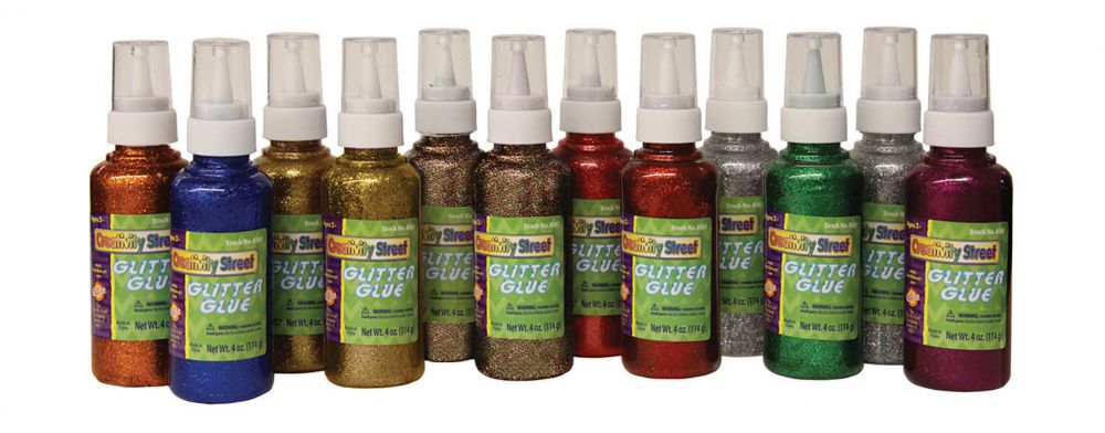 Creativity Street 4 oz Glitter Glue Assortment