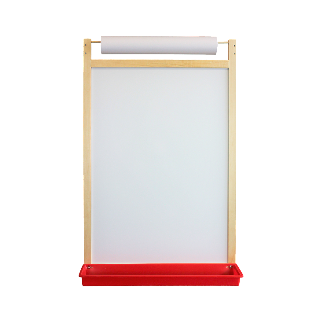 Magnetic Dry Erase Wall Easel with Paper Roll