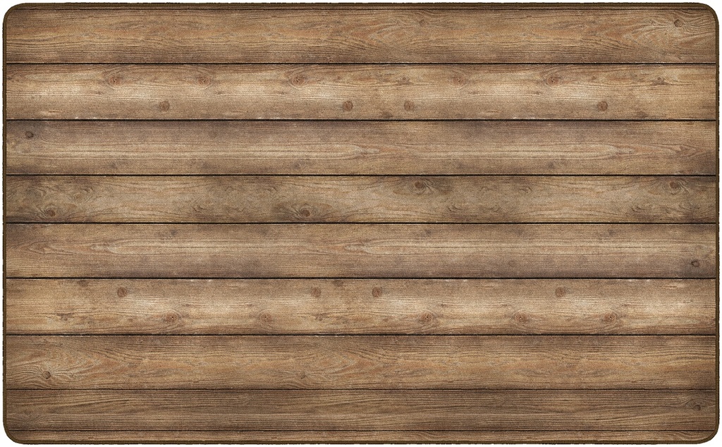 Industrial Chic Rustic Wood 7'6" X 12' Rectangle Carpet 