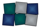 Two Tone Cool Set Of 6 Seating Squares (CW186615S6 CS)