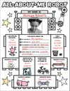 Graphic Organizer Posters All About Me Robot  Grades K-2