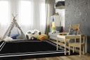 Simply Stylish Black & White Border 5' X 7'6" Rectangle Carpet