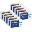 Oxford White Index Cards 3" x 5" Blank 10 pack