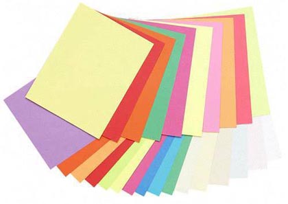 100ct 8.5x11 5 Bright Colors Array Card Stock