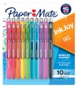 10 Color Paper Mate InkJoy Med Point Gel Pen Set