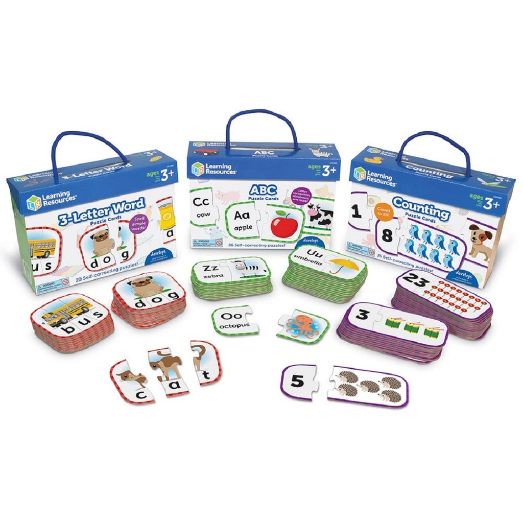 Puzzle Card PreK Bundle