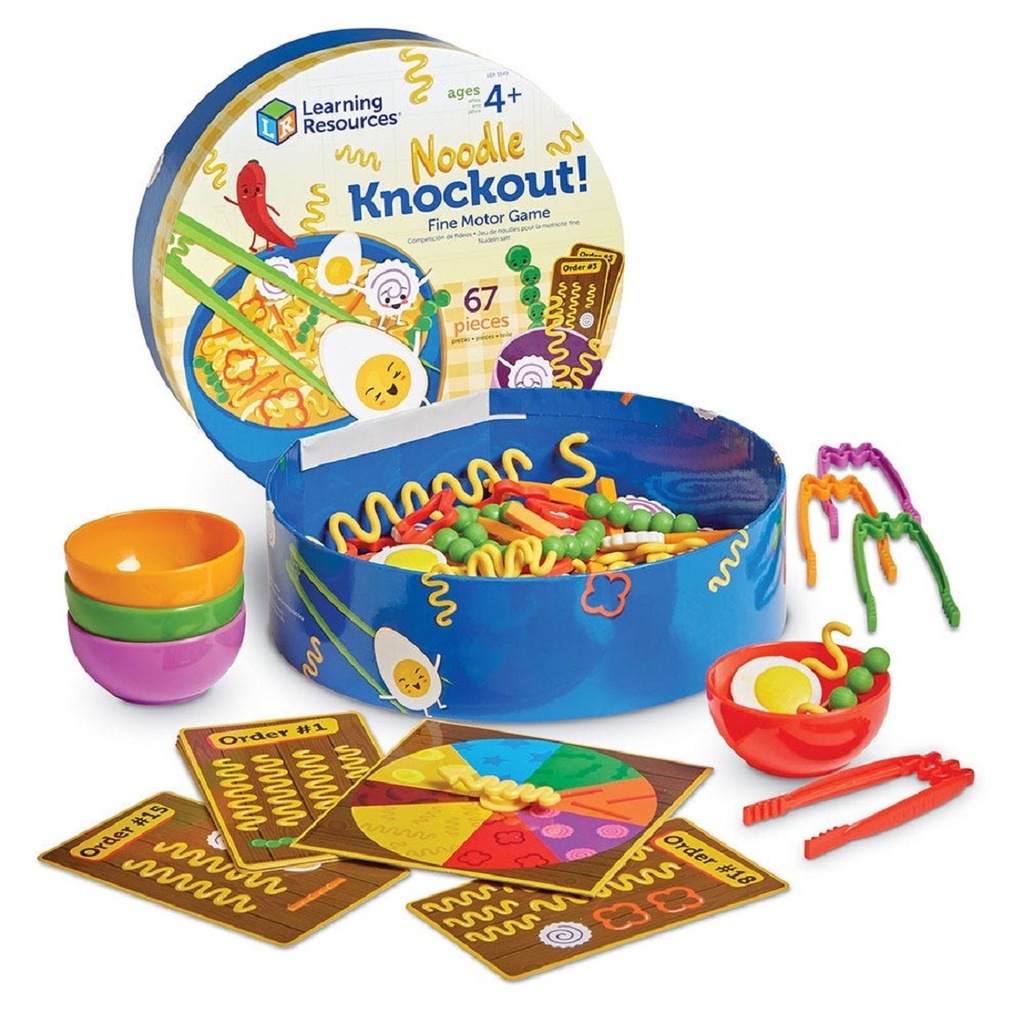 Noodle Knockout! Fine Motor Game