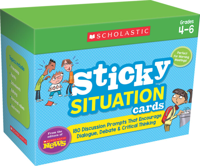 Scholastic News Sticky Situation Cards Grades 4-6