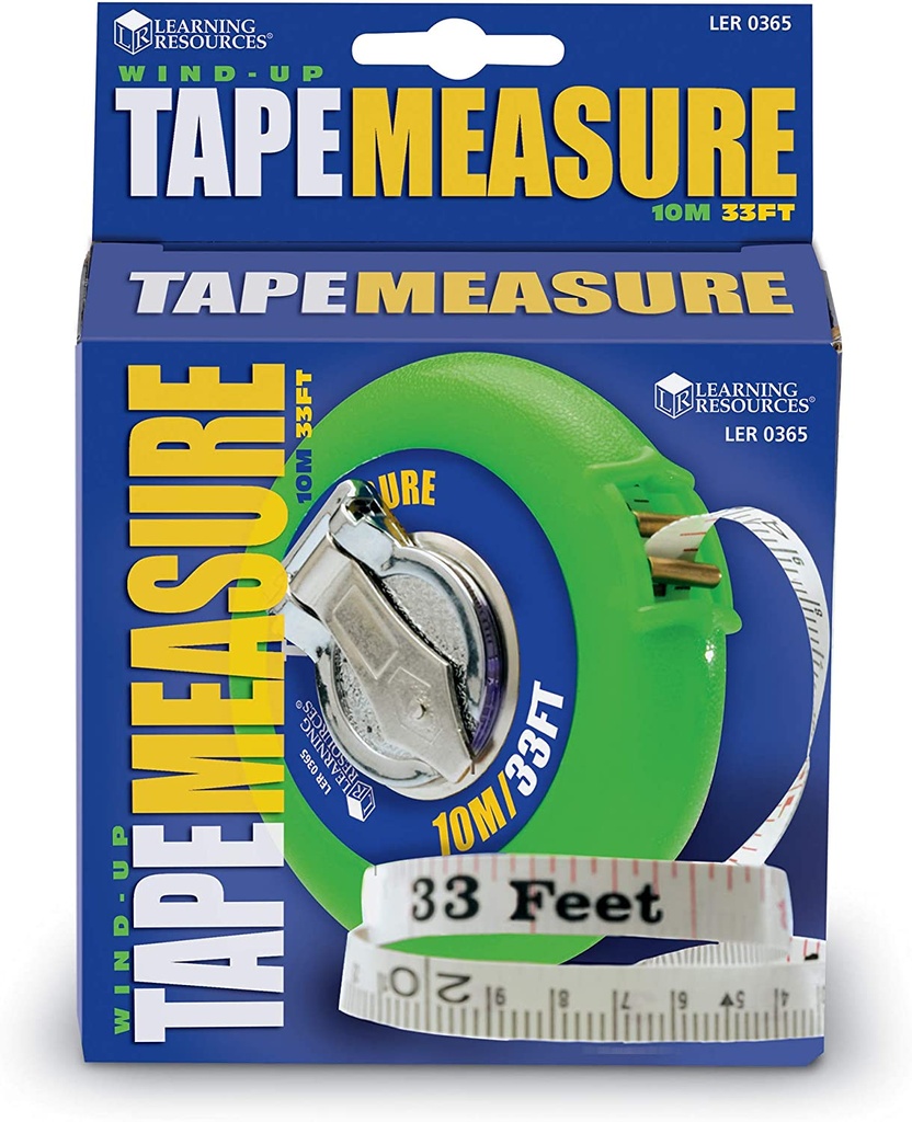 Wind-Up Tape Measure, 33 ft/10M