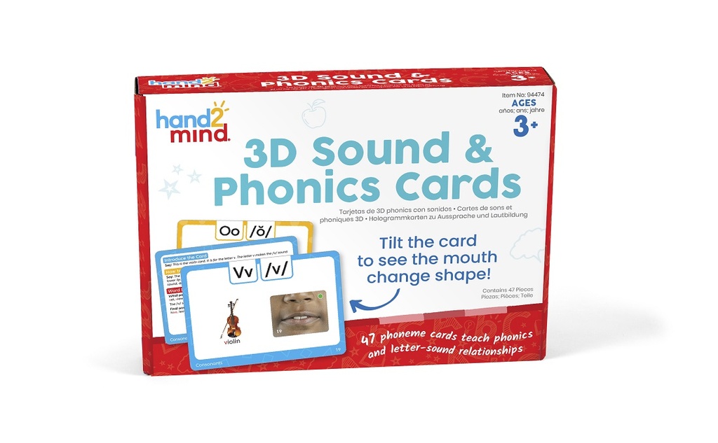 3D Sound and Phonics Cards