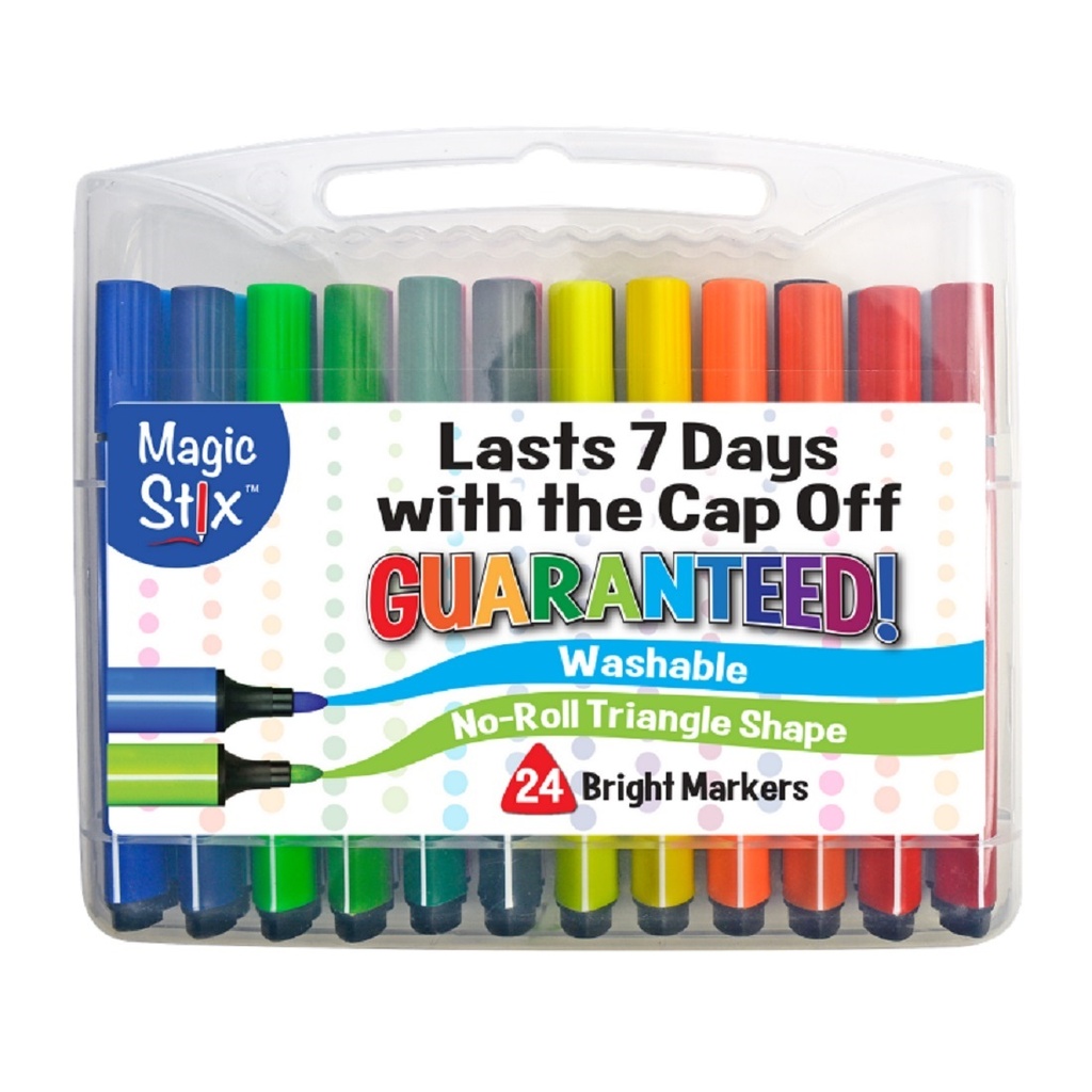 24ct Triangular Magic Stix Markers