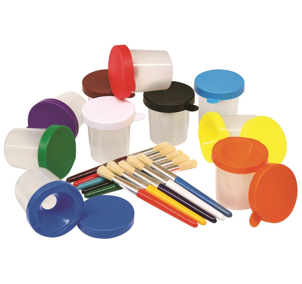 Creativity Street No Spill Paint Cup Set 