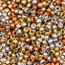 500ct Creativity Street Metallic Pony Beads