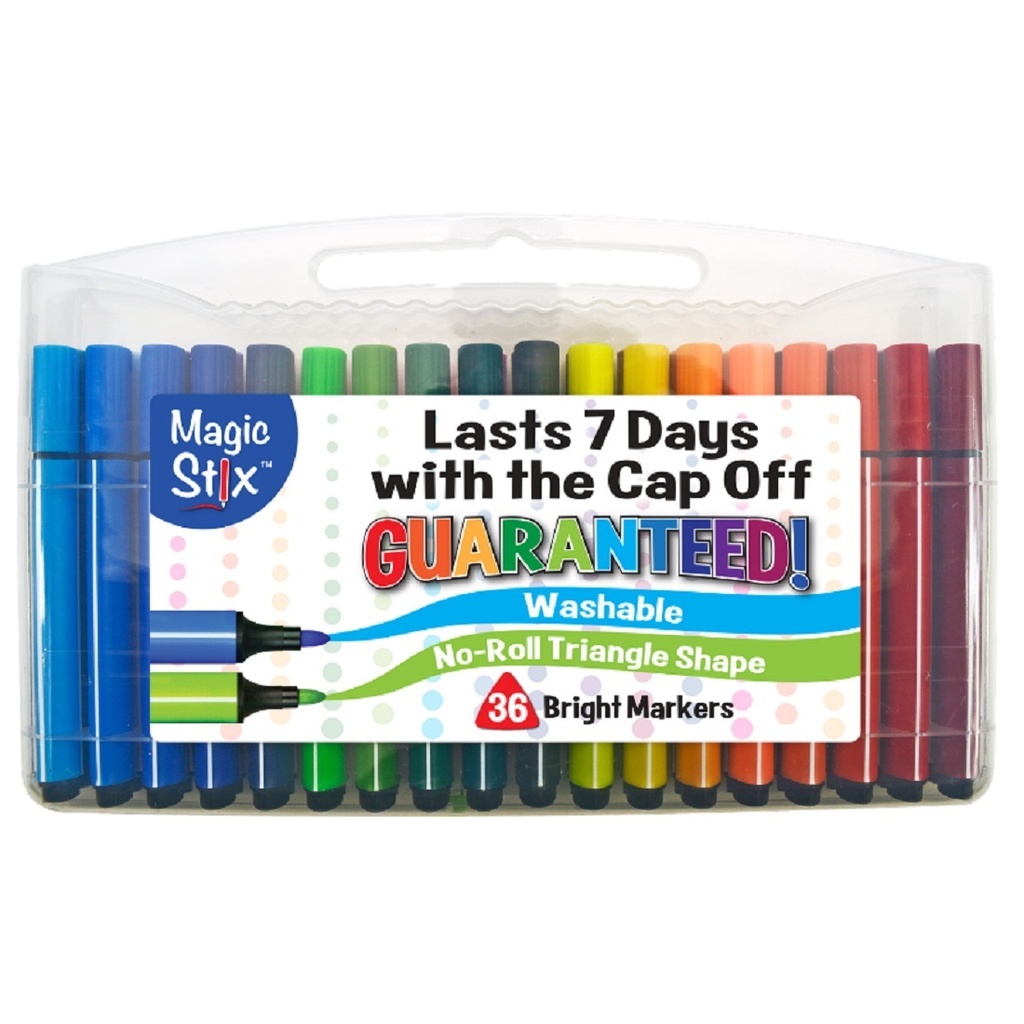 36ct Triangular Magic Stix Markers