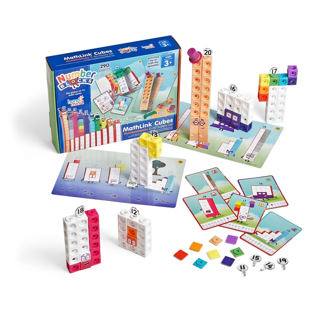 Numberblocks MathLink®  Cubes 11–20 Activity Set