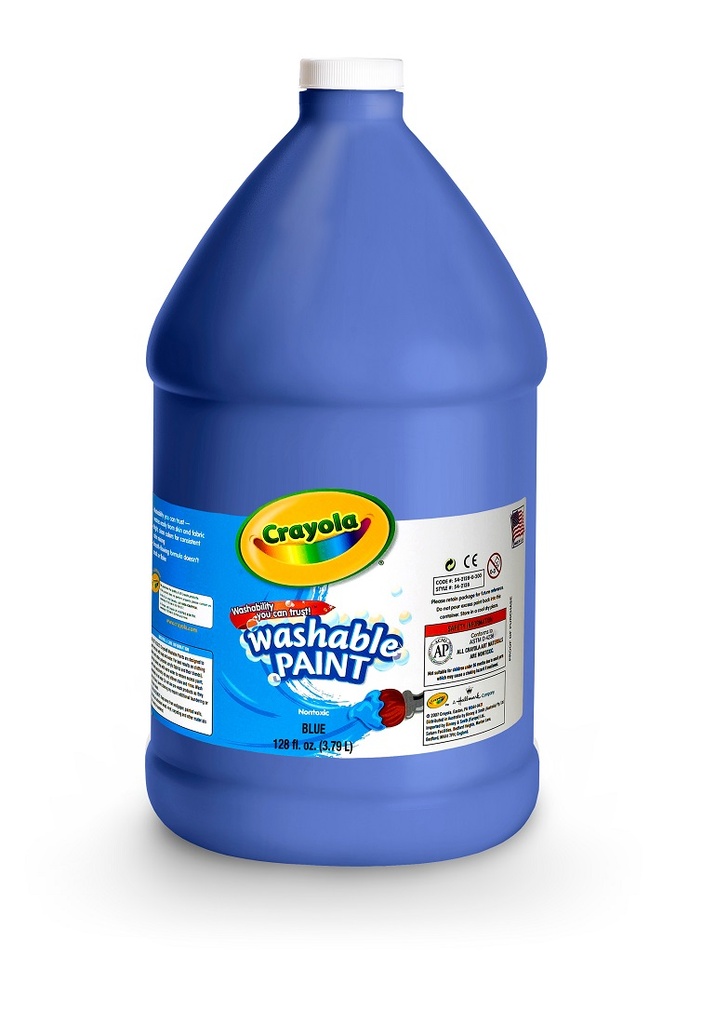 128oz Blue Crayola Washable Paint       Ea