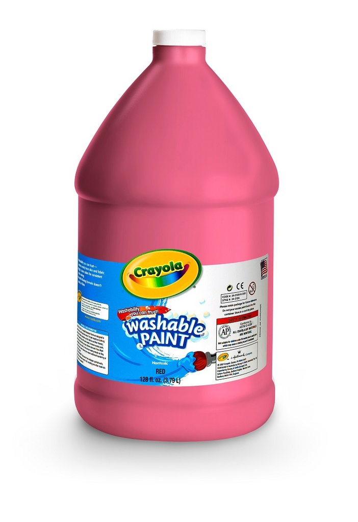 128oz Red Crayola Washable Paint        Ea