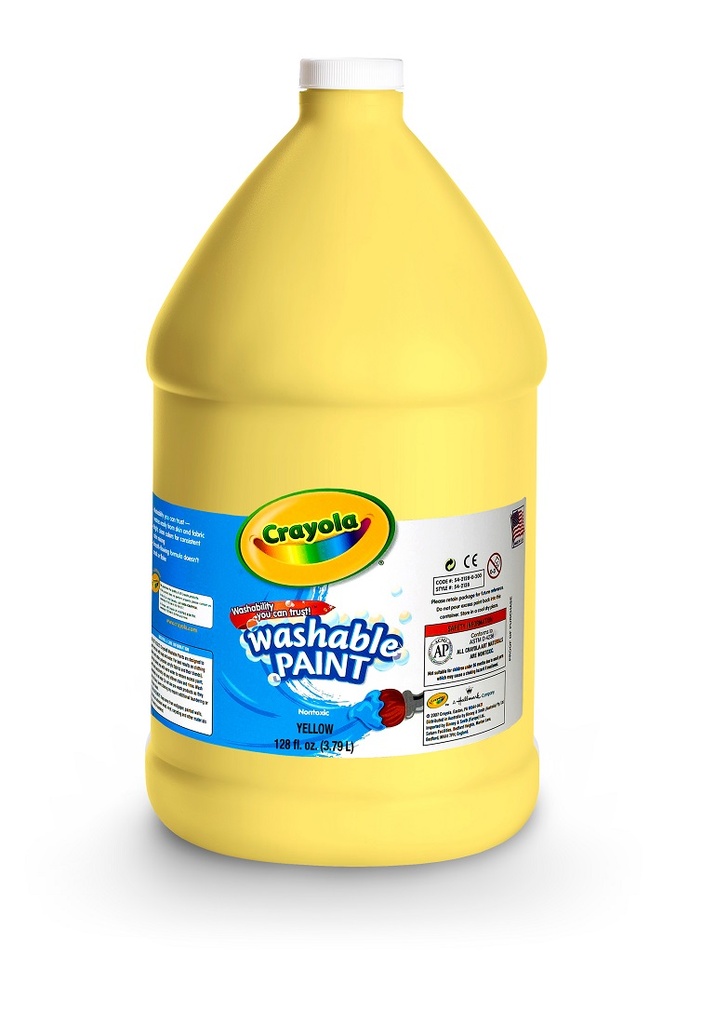 128oz Yellow Crayola Washable Paint     Ea