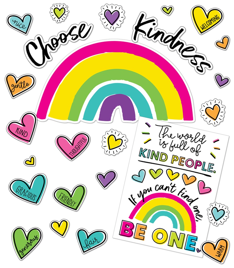 Kind Vibes Choose Kindness Bulletin Board Set