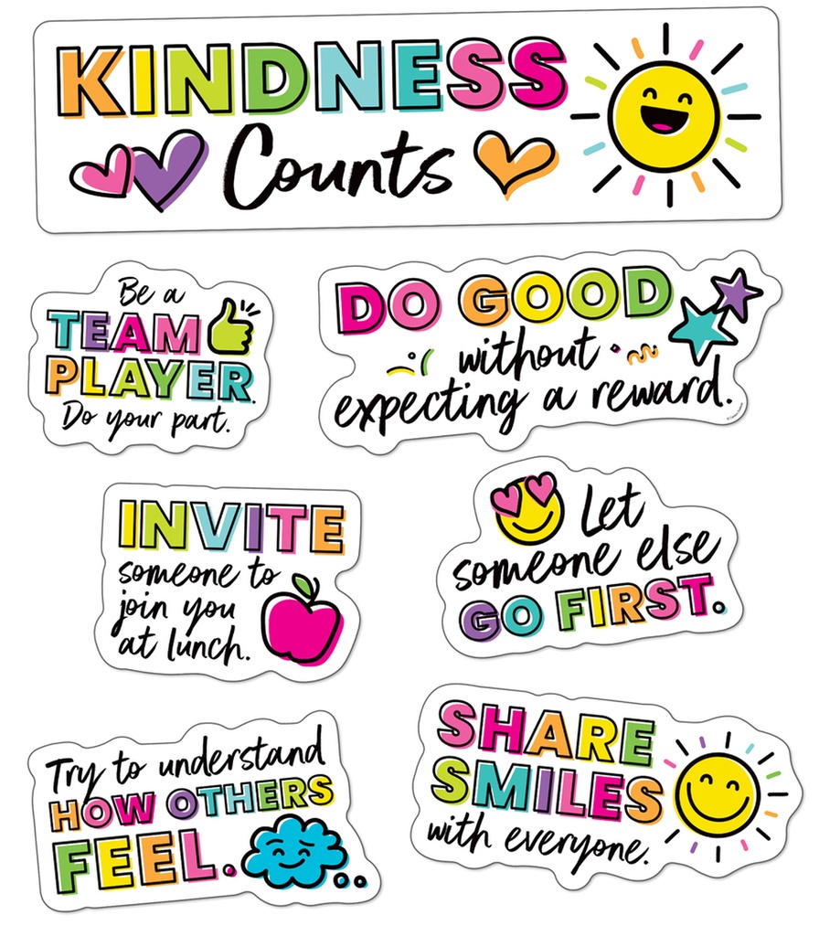 Kind Vibes Kindness Counts Mini Bulletin Board Set