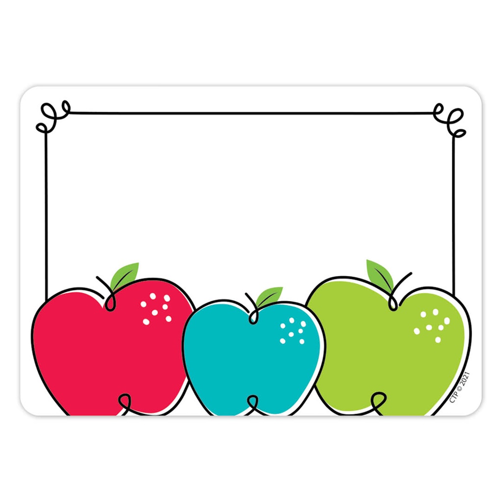 Doodle Apples Labels