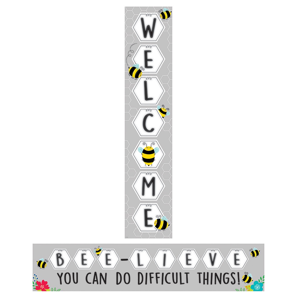 Busy Bees Welcome Banner