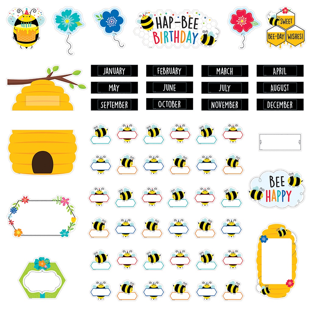 Birthday Bees Mini Bulletin Board Set