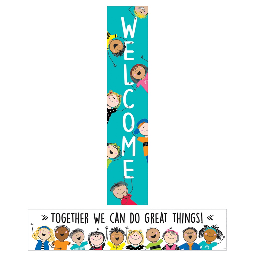 Stick Kids Welcome Banner