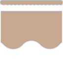 Light Brown Scalloped Border Trim