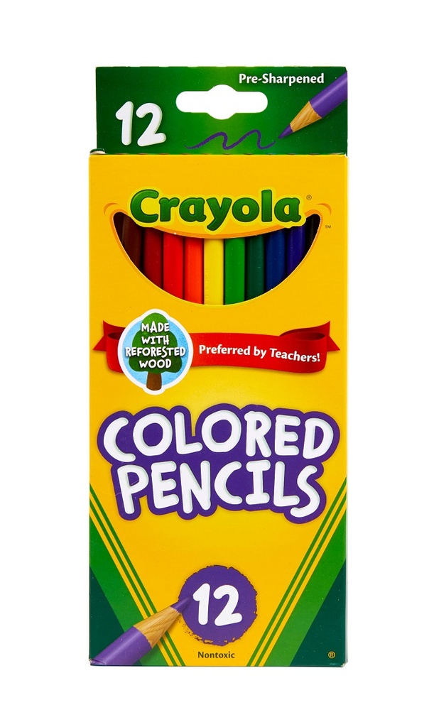 12ct Crayola Colored Pencils