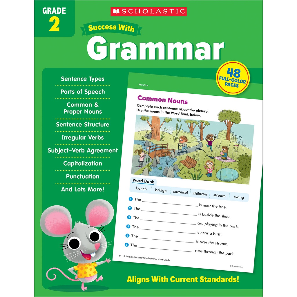 Success with Grammar Workbook Grade 2