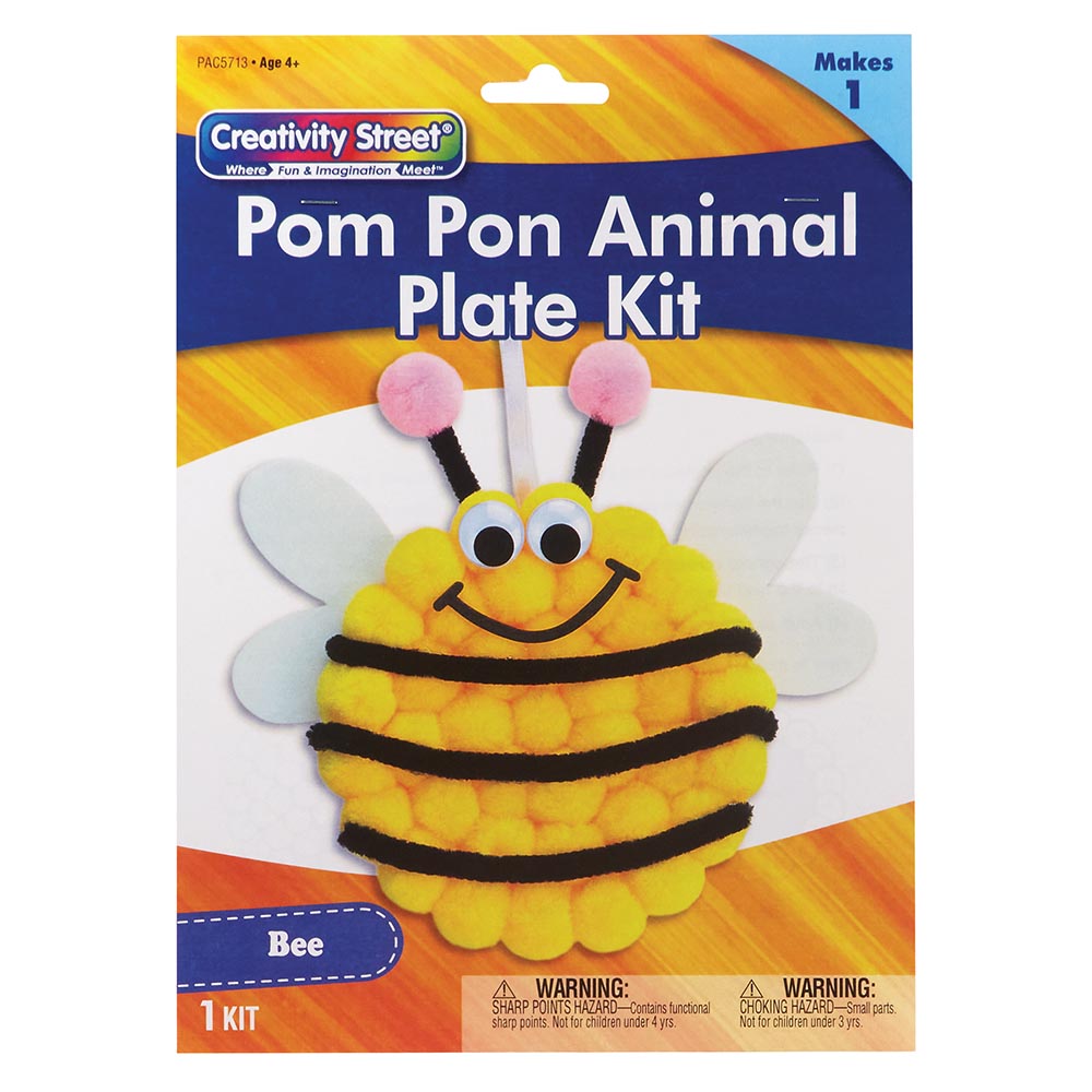 Pom Pon Plate Bee Activity Kit