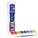 Prang Washable Metallic Watercolor Paint Set - 8 Colors with Brush