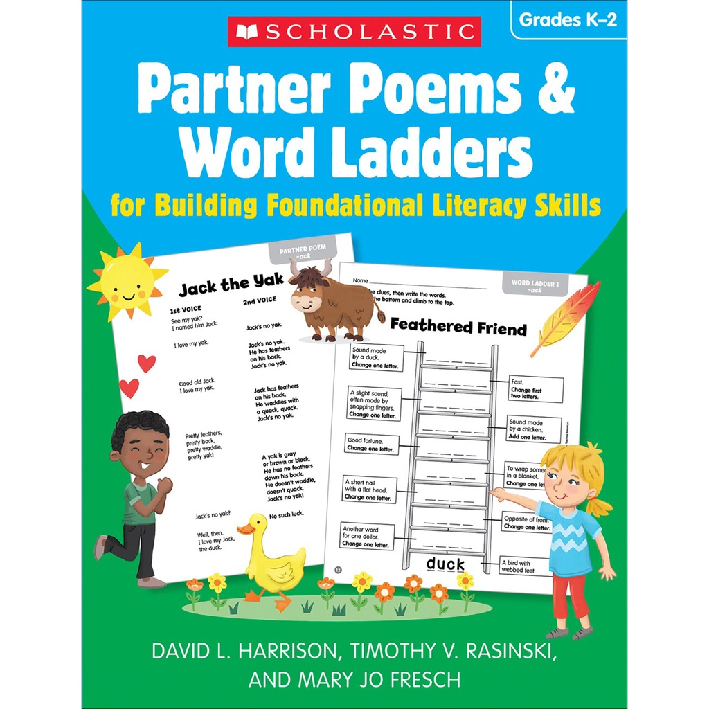 Partner Poems & Word ladders Grade K-2