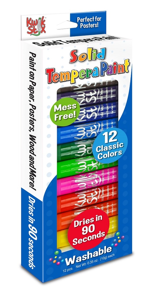 12ct Kwik Stix Tempera Paint Set