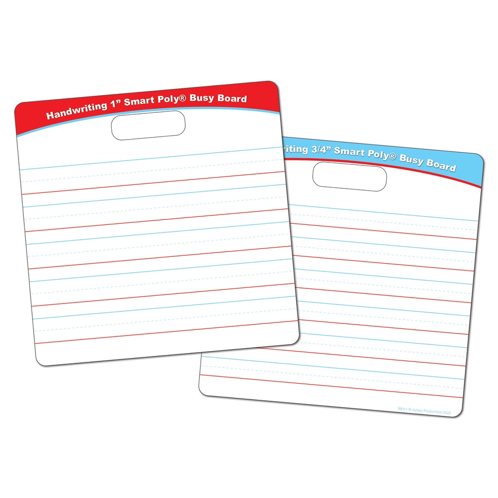 Handwriting 1" & 3/4" Smart Poly Busy Board