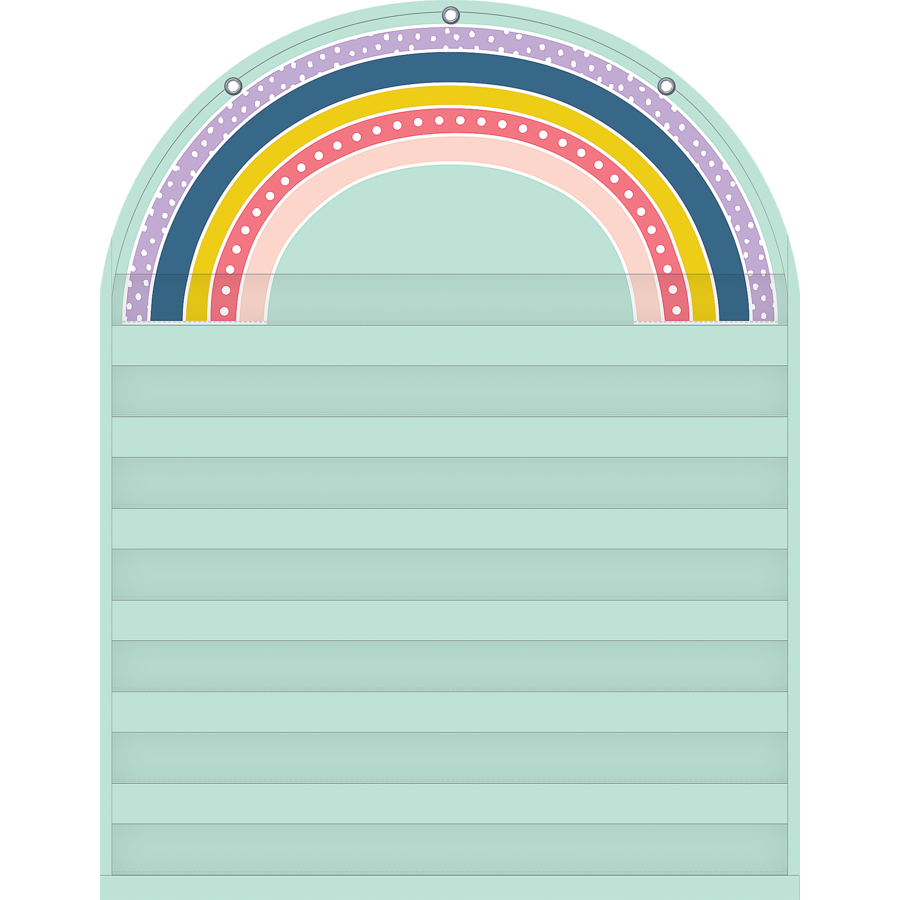 Oh Happy Day Rainbow 7 Pocket Chart