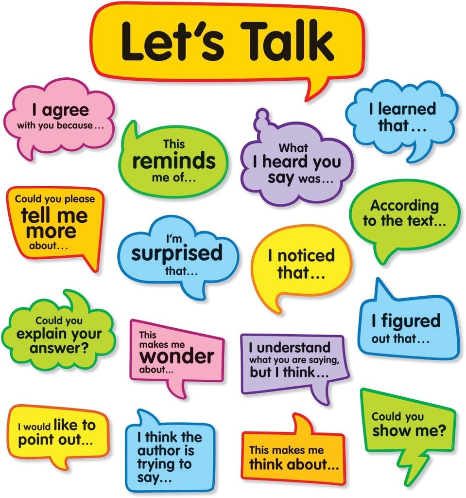 Conversation Starters Bulletin Board Set