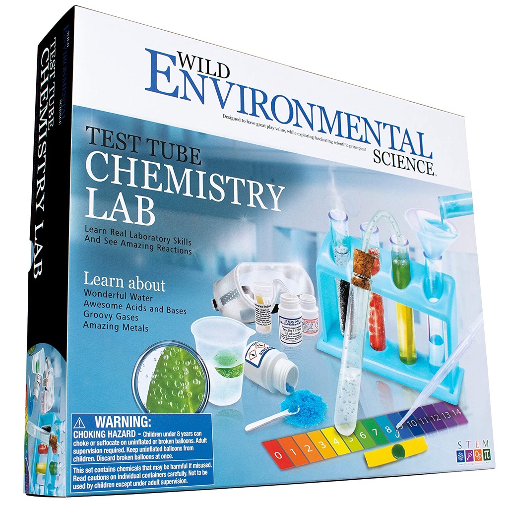 Wild Environmental Science Test Tube Chemistry Lab