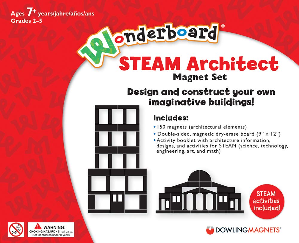 Wonderboard STEAM Architect Magnet Set