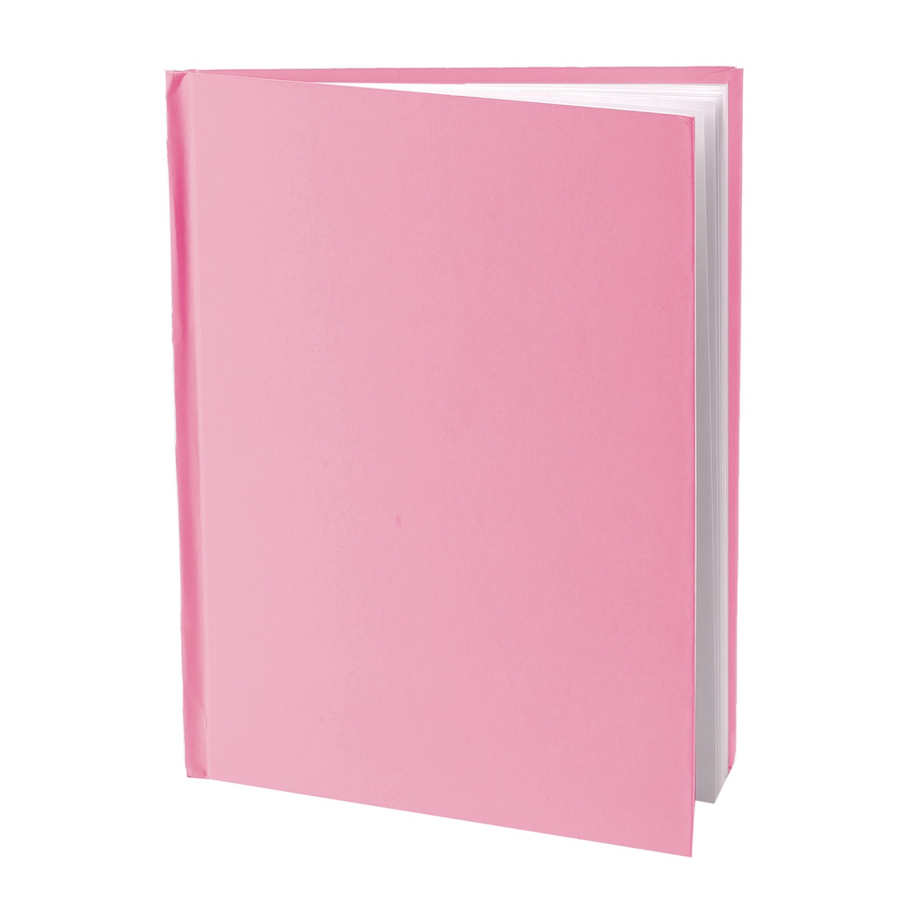 Pink Blank Hardcover Book Portrait 6"x8"