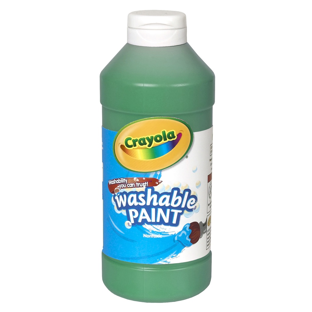 16oz Green Crayola Washable Paint       Ea