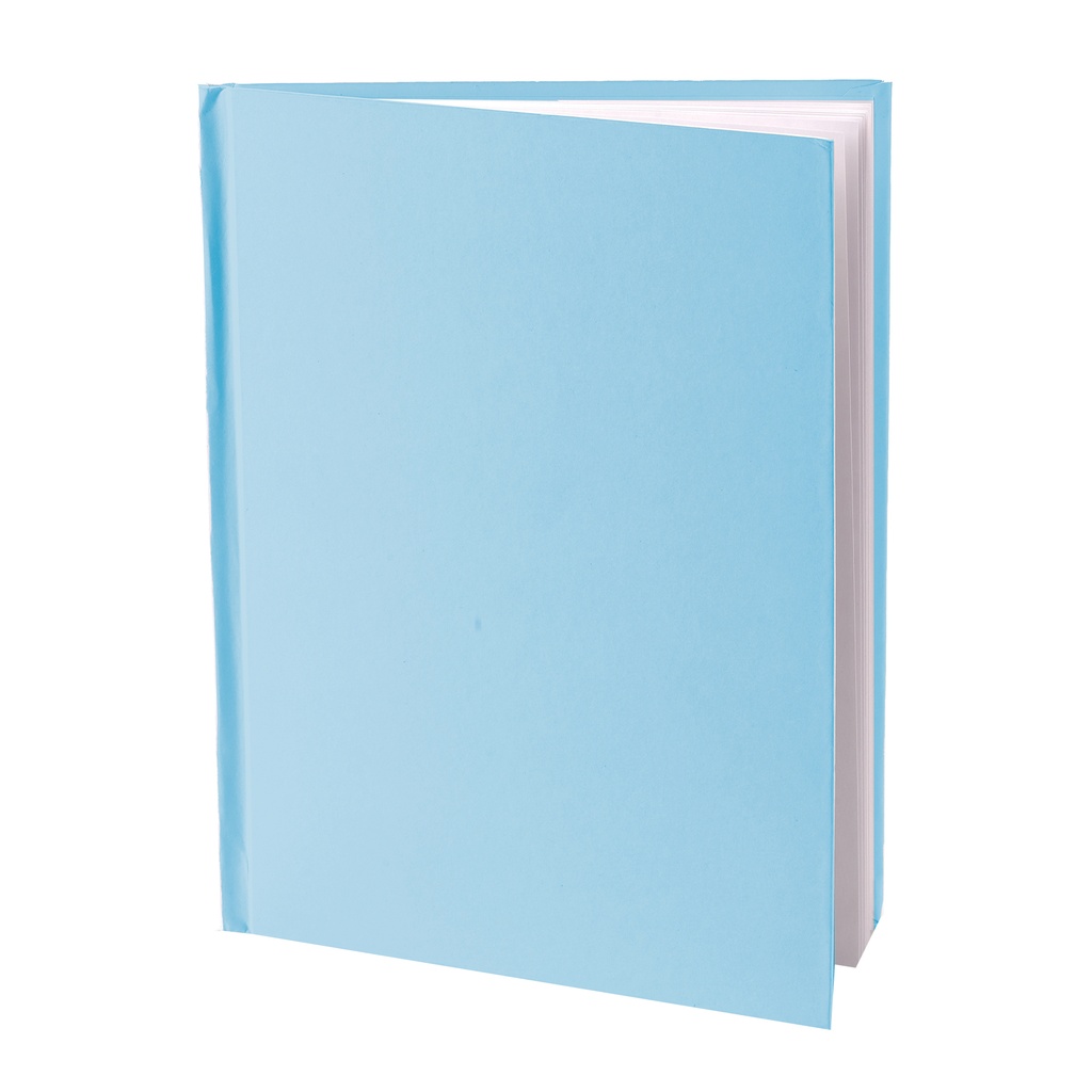 Blue Blank Hardcover Book Portrait 6"x8"