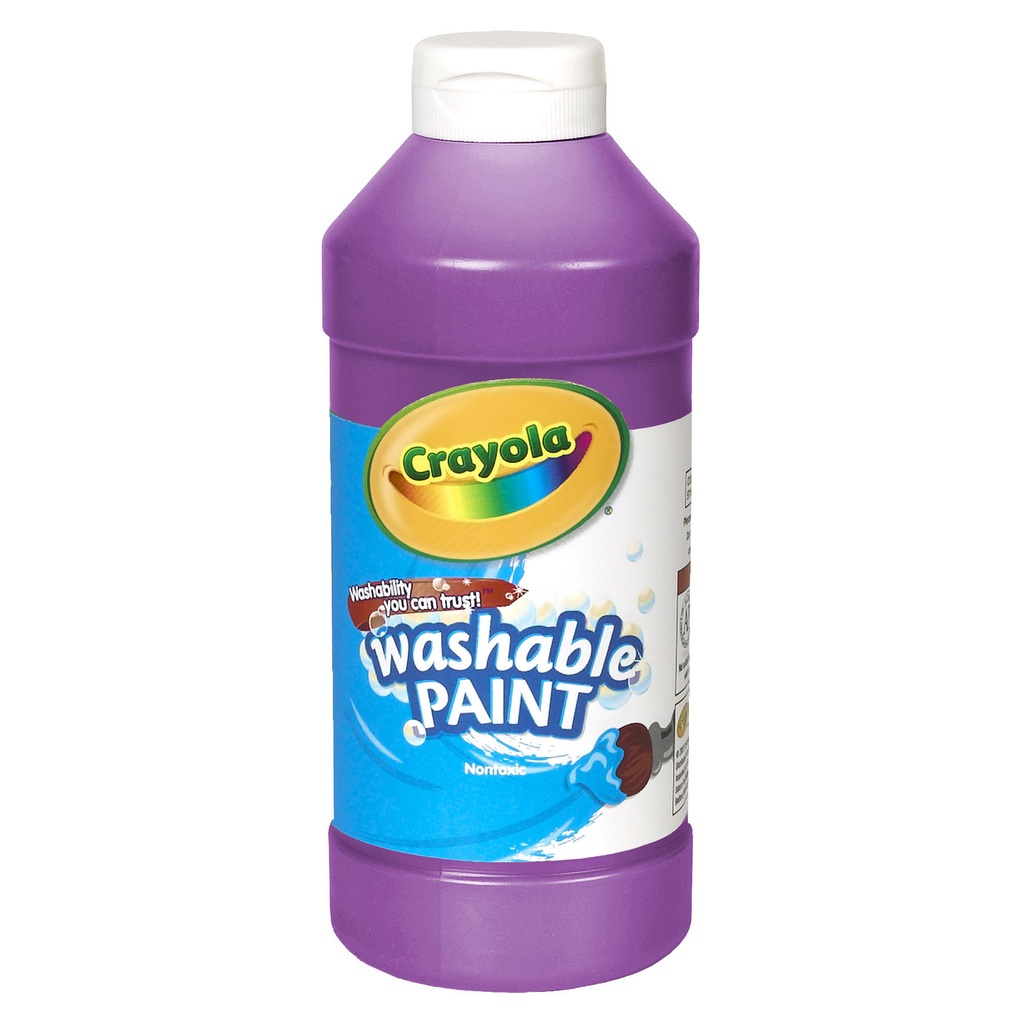 16oz Violet Crayola Washable Paint      Ea