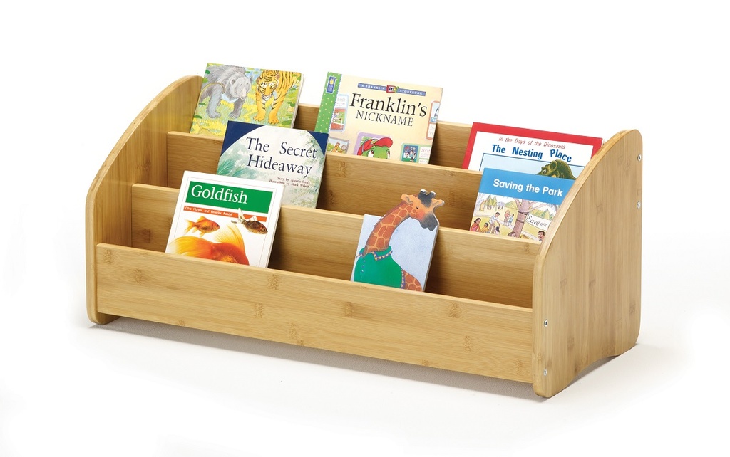 Bamboo Book Display Rack