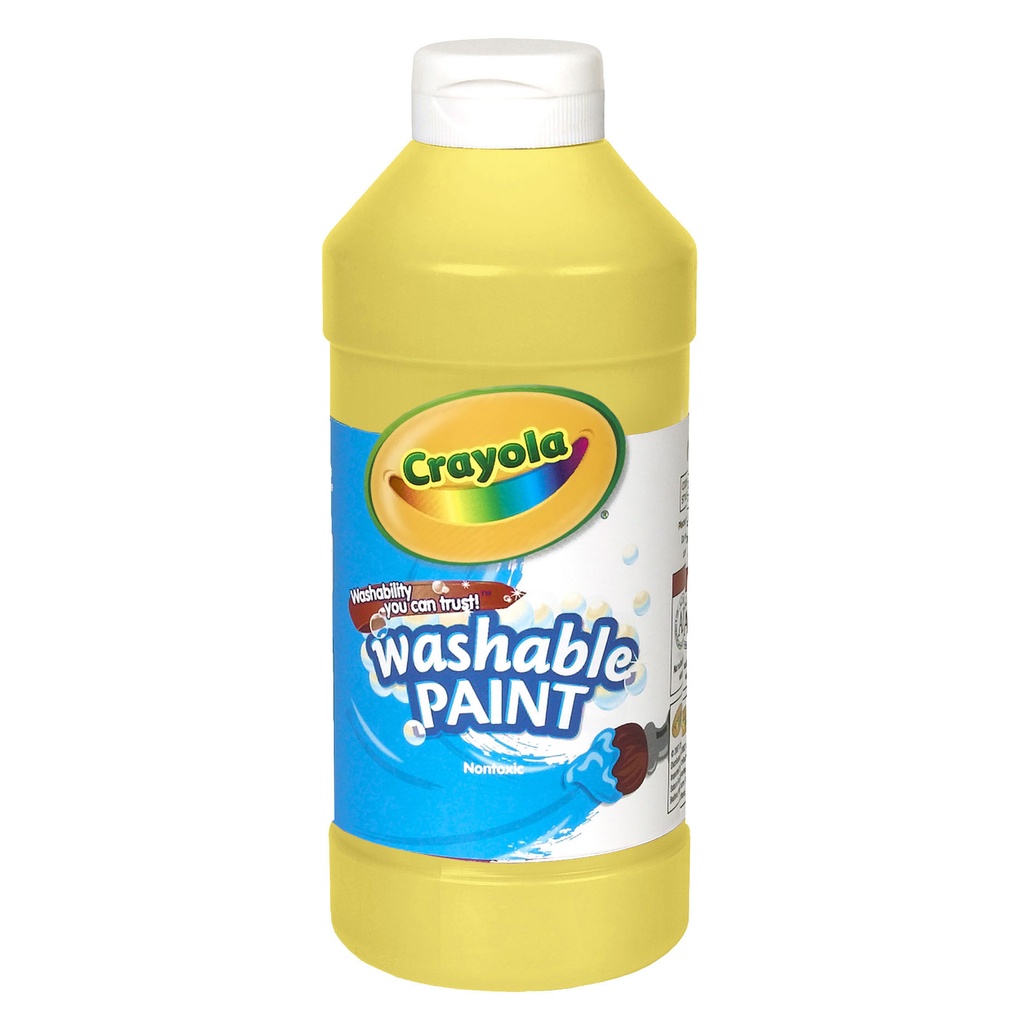 16oz Yellow Crayola Washable Paint      Ea