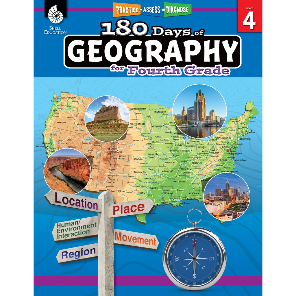 180 Days of Geography for Fourth Grade