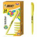 24ct Yellow Bic Brite Liner Highlighters