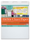 25sht Heavy Duty Anchor Chart Pad Unruled 24 x 32